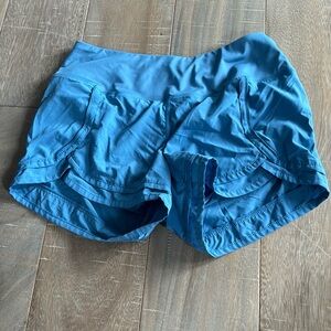 Athletic blue shorts